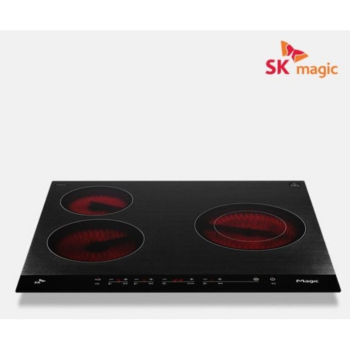 SK매직 하이라이트 3구 ERABT300 대체 매립형 전기쿡탑 빌트인모든 용기 사용가능