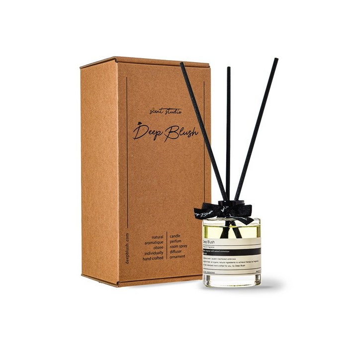 딥블러쉬 실내 방향제 명품 향수 호텔디퓨저, 휠, 120ml, 1개