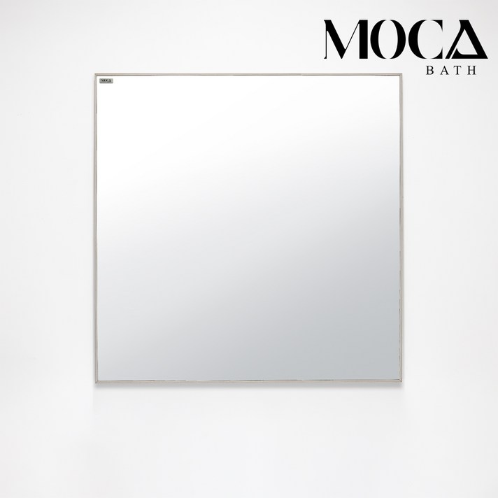 모카바스 욕실용 거울 모음, 심플아이보리 욕실거울800X800