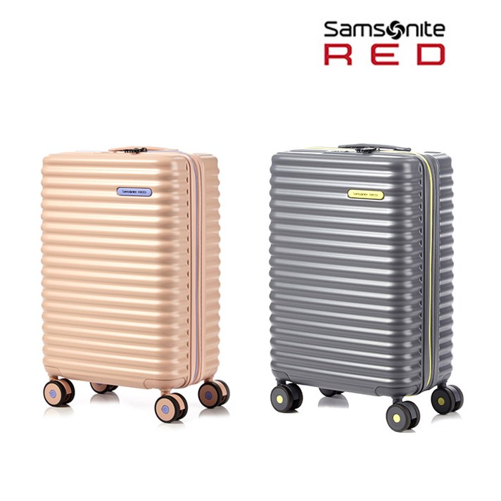 쌤소나이트 레드 감성 캐주얼 캐리어 20인치 기내용 확장기능, TSA잠금장치, 도난방지 지퍼 장착