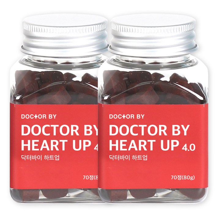 닥터바이 강아지 영양제, 심장, 80g, 2세트