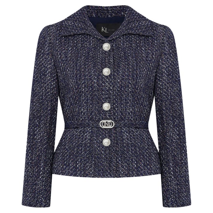 케이엘바이린 여성용 카미 벨티드 자켓