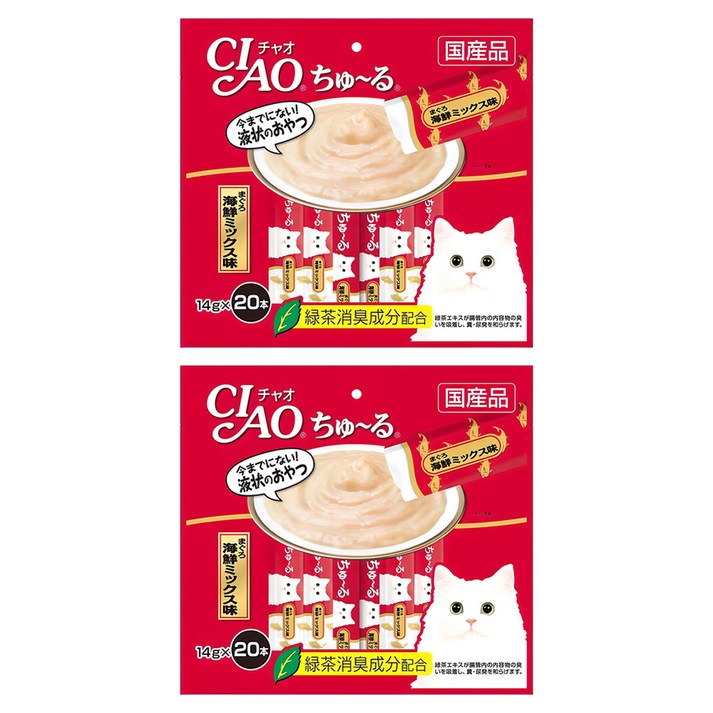 챠오츄르 고양이 짜먹는 간식 20p 챠오츄르 고양이 짜먹는 간식 20p