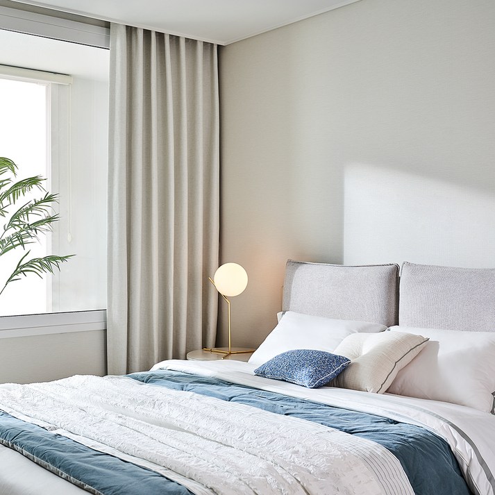 한샘 호텔식 완벽 암막 커튼 세트