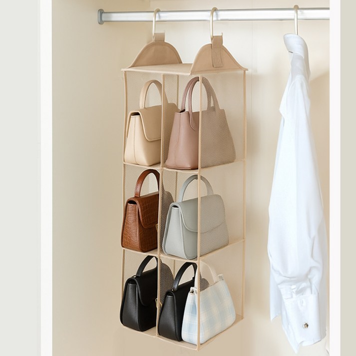 네이쳐리빙 모노블 가방걸이 정리대 6칸