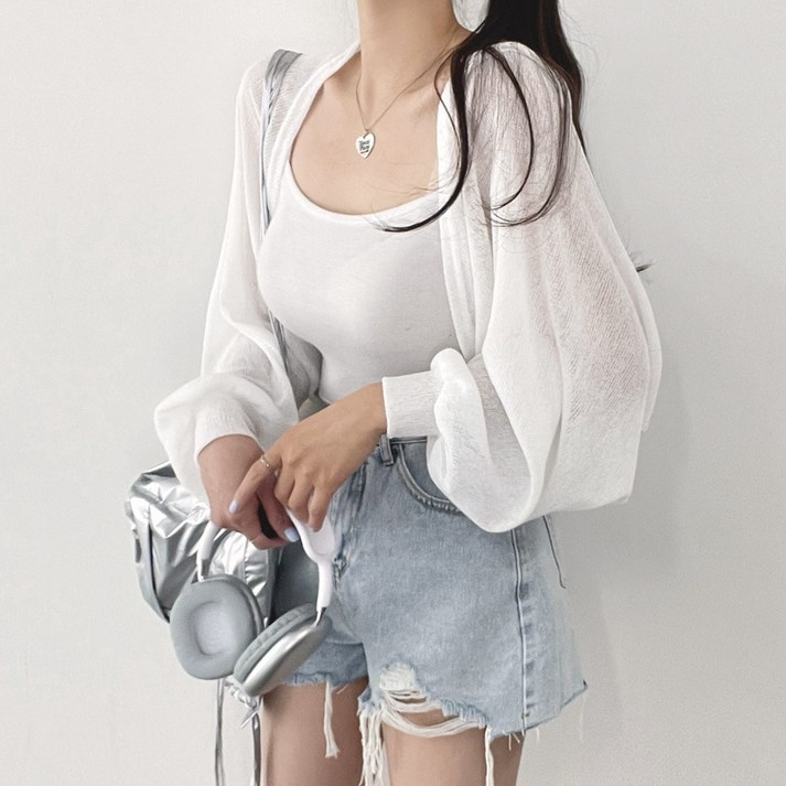 위드후이린 위드후이린 여성 팔뚝커버 볼레로 가디건 위드후이린 위드후이린 여성 팔뚝커버 볼레로 가디건