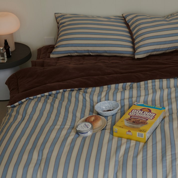 호무로 모먼트 극세사 데일리 차렵이불 베개커버 세트