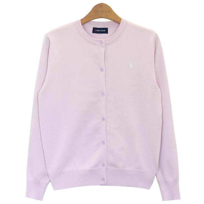 라파클럽 여성 소프트 라운드 니트 데일리 가디건