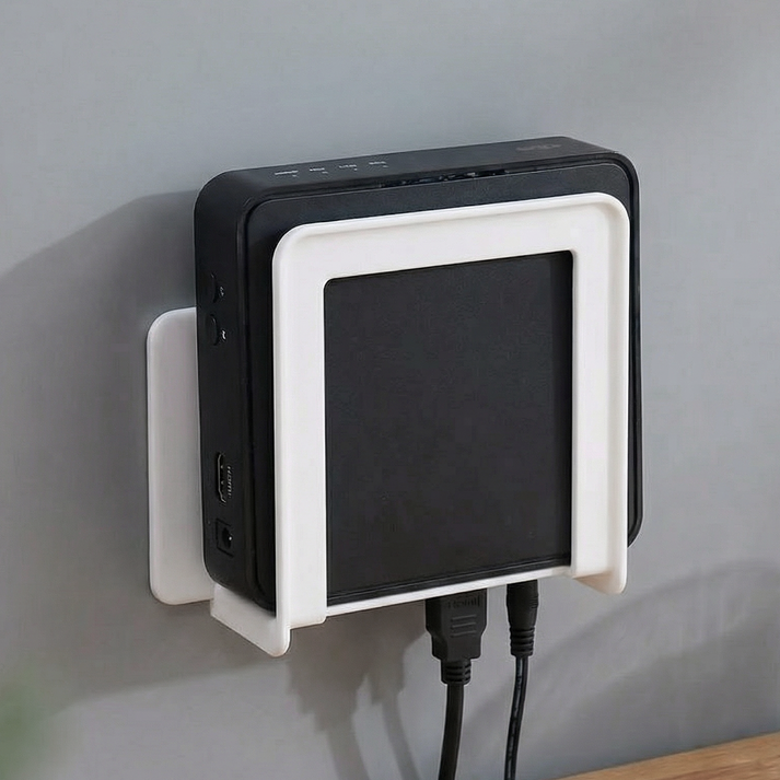 코지티 공유기 셋톱박스 거치대 정리대 숨기기