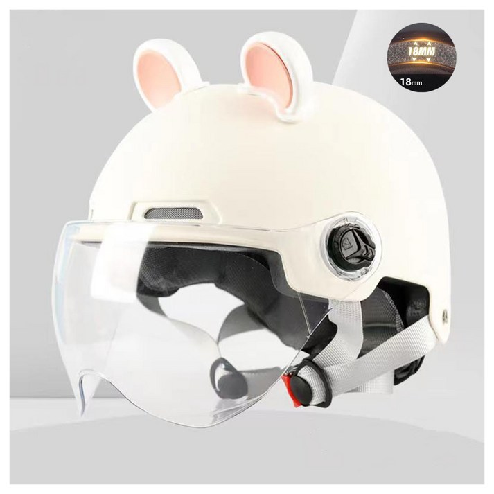 귀여운 패션 고글 헬멧 자전거 킥보드 겸용