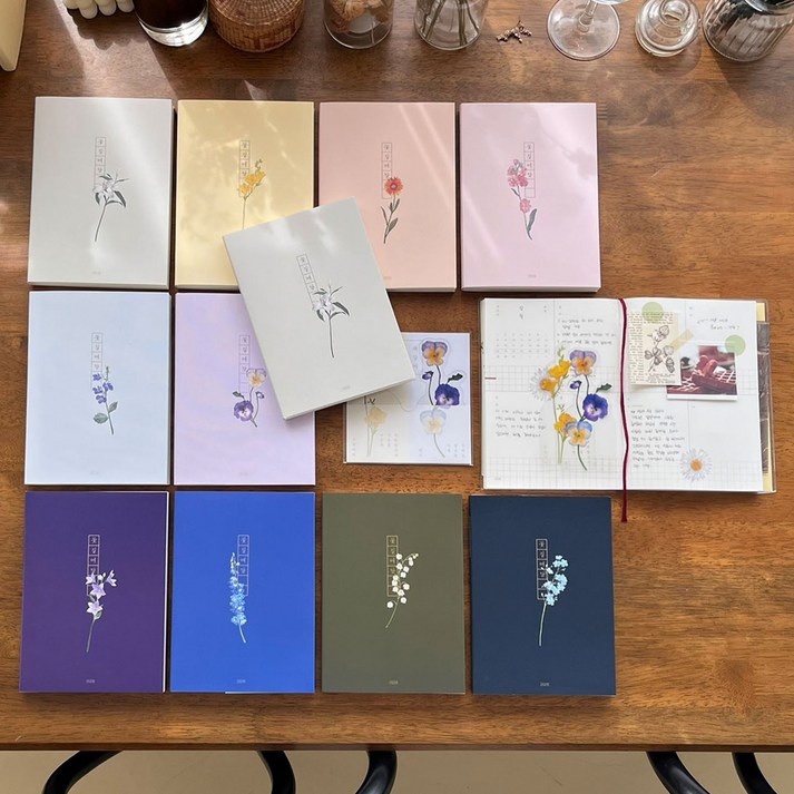 루미샵 인도사이다 2026 날짜형 꽃길여담 다이어리, 아리스타타, 1개