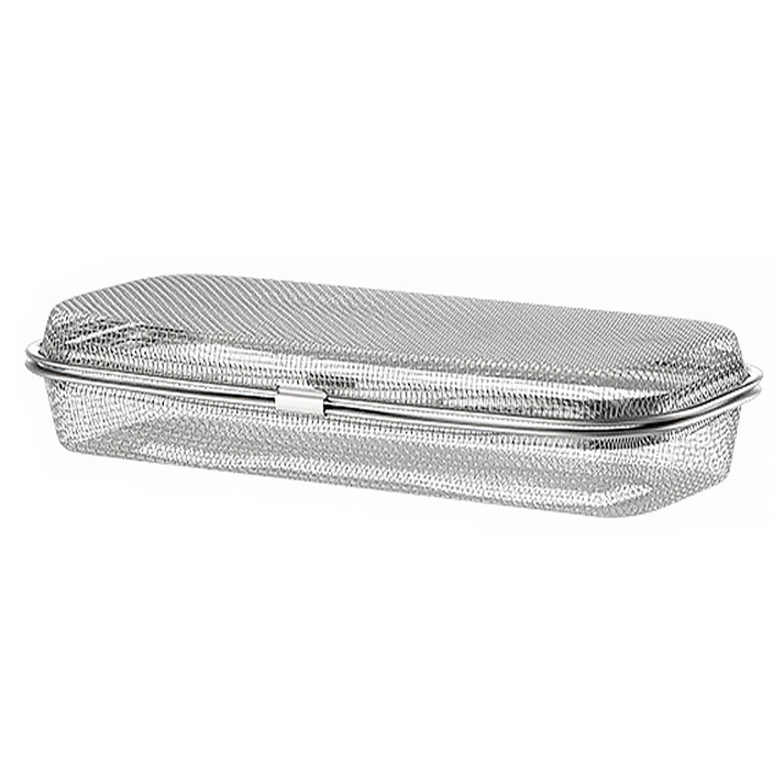 리브문 304 스텐 물빠짐 수저통 뚜껑형 (중형), 1개, 실버