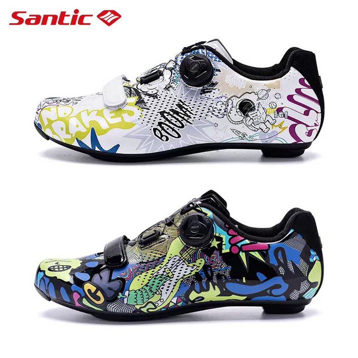 산틱 클릿 슈즈 로드 자전거 신발 ATOP 다이얼 S22036