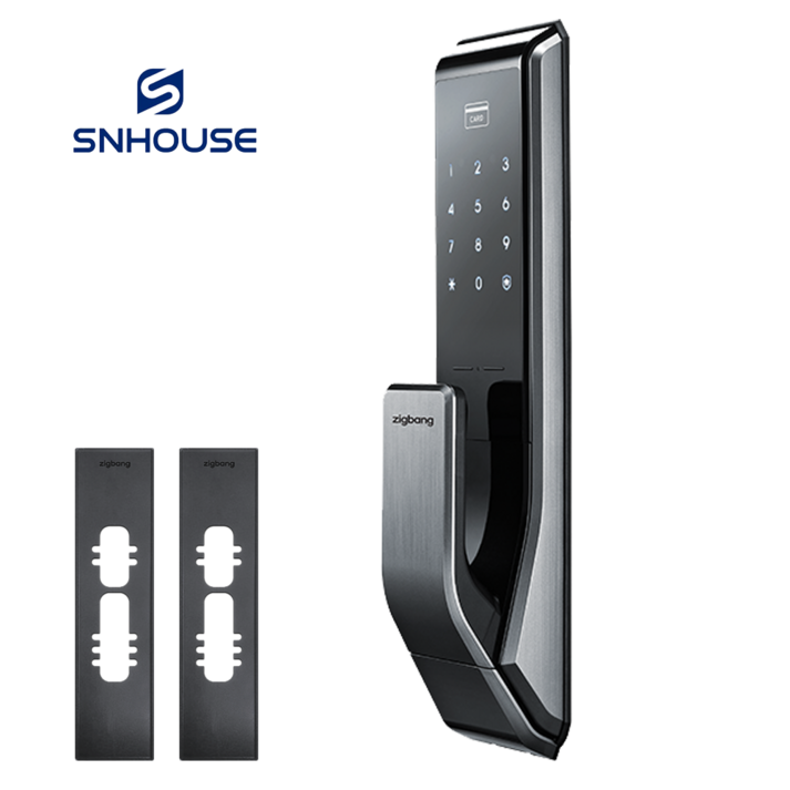 직방 삼성 푸시풀 SHS-P710 현관문 번호키 디지털도어락 교체 설치(보강판포함)