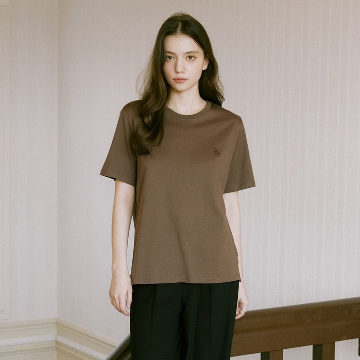 수피마 코튼 루즈핏 티셔츠_CVHWF2302M