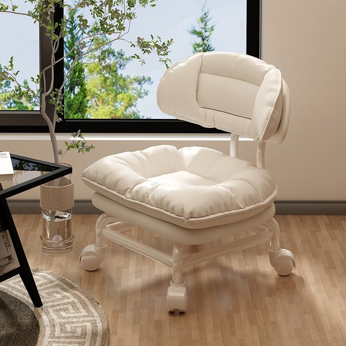 SPEEDBOX 이동식 앉은뱅이 바퀴의자 허리편한 등받이 무빙의자 좌식의자