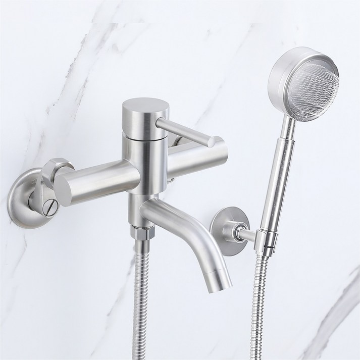 준앤코 SQS02se 스테인리스 샤워기 수전 욕조 샤워수전 샤워세트