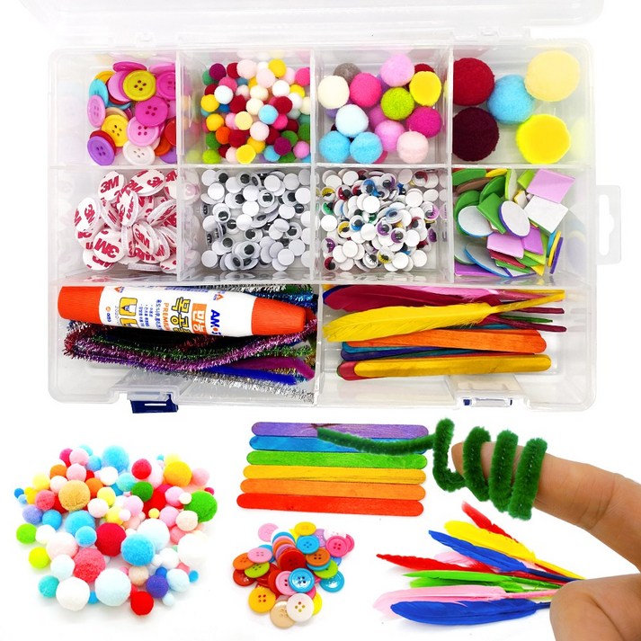 만들기재료 상자 세트 케이스 키트 유아 아동 어린이 집콕놀이