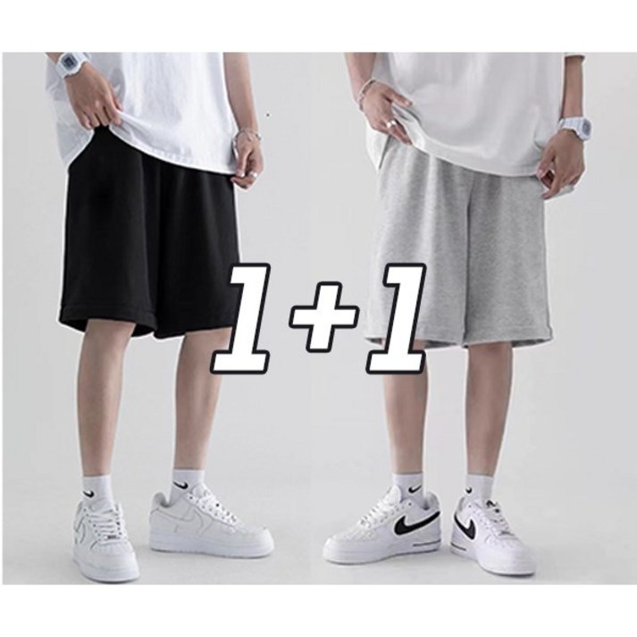 1+1 매트브라더스 6부 버뮤다팬츠 운동복 와이드 반바지