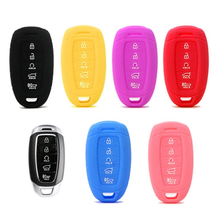 실리콘 자동차 키 케이스 키홀더 키 커버