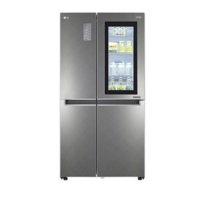 디오스 노크온 매직 스페이스 양문형 냉장고 S831SN75 820L 방문설치, S831SN75, 샤이니 사피아노