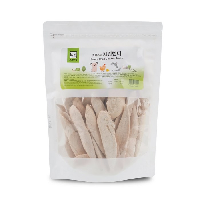 건강한펫 동결건조 치킨텐더 200g 건강한펫 동결건조 치킨텐더 200g