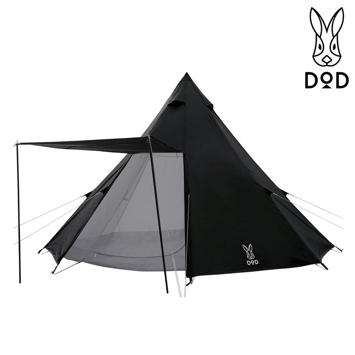 DOD 도플갱어 원폴 텐트 L 8인용 블랙 T8-200-BK