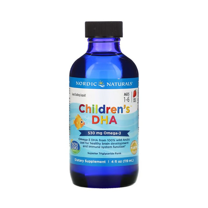 노르딕네츄럴스 어린이용 DHA 만16세 딸기맛 530mg 119ml 노르딕네츄럴스 어린이용 DHA 만16세 딸기맛 530mg 119ml