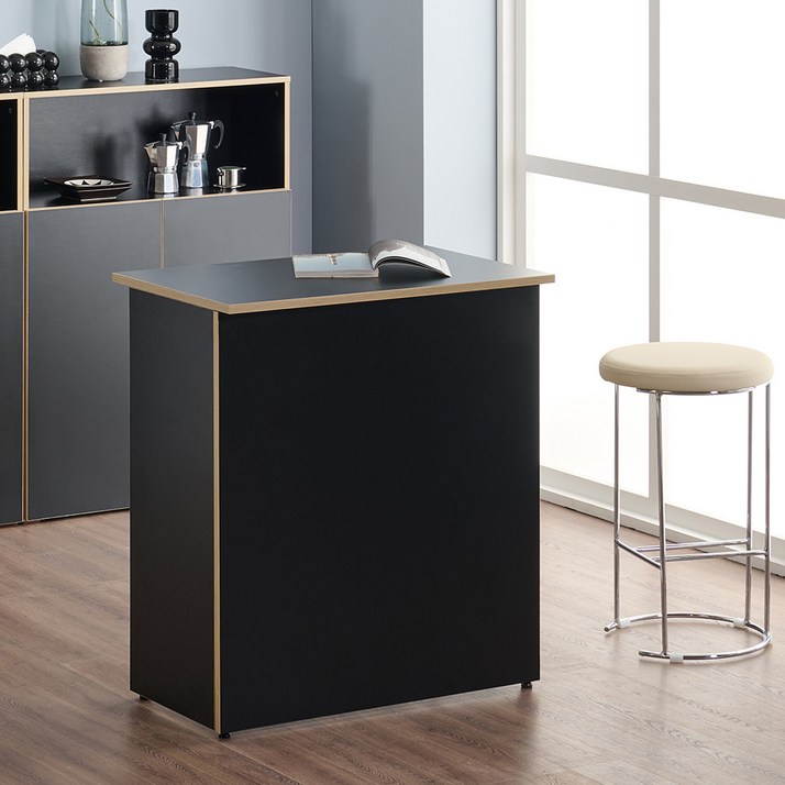 리드로퍼니처 E0 클로드 아일랜드 식탁 800500 방문설치, 블랙