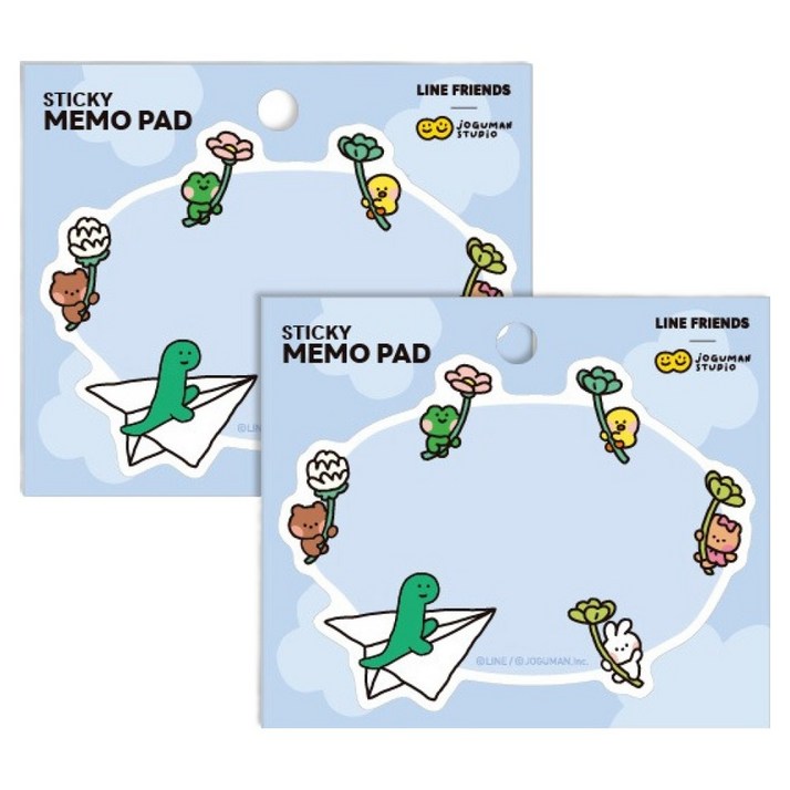 플라잉웨일즈 라인프렌즈 조구만 미니니 점착메모지