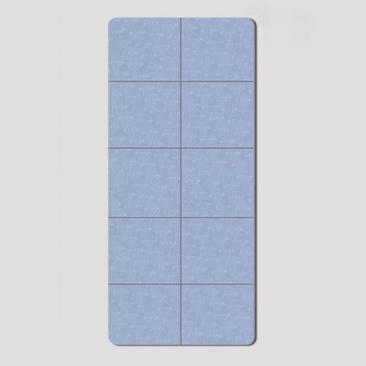 어무드 TPE 접이식 휴대용 야외 요가 피트니스 운동 매트, 블루, 1개