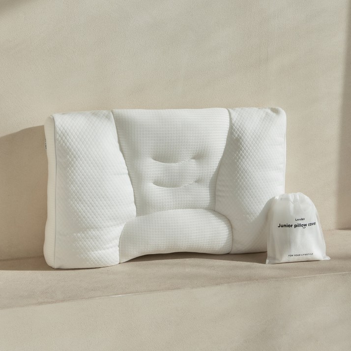 라비킷 주니어베개  커버, 화이트