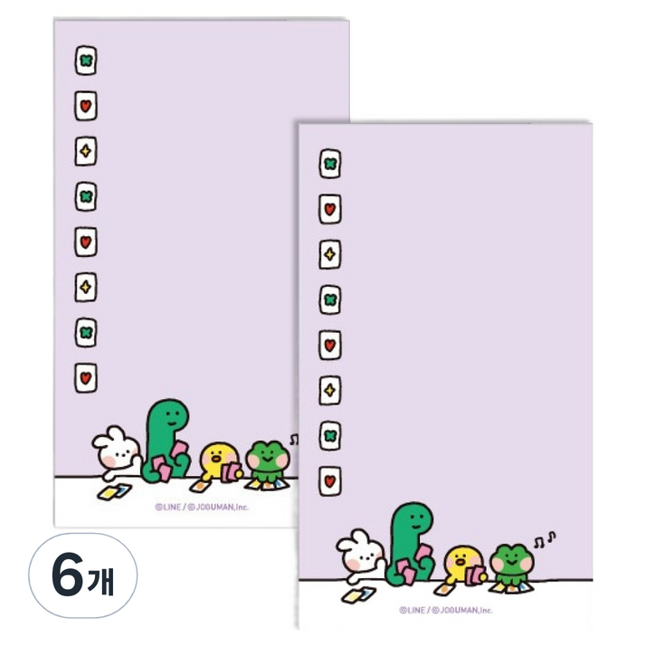 플라잉웨일즈 라인프렌즈 미니니구만 메모패드
