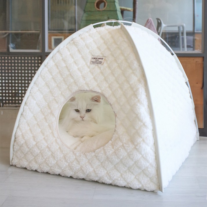초코펫하우스 고양이 단열 보온 온돌 숨숨집 프리미엄형