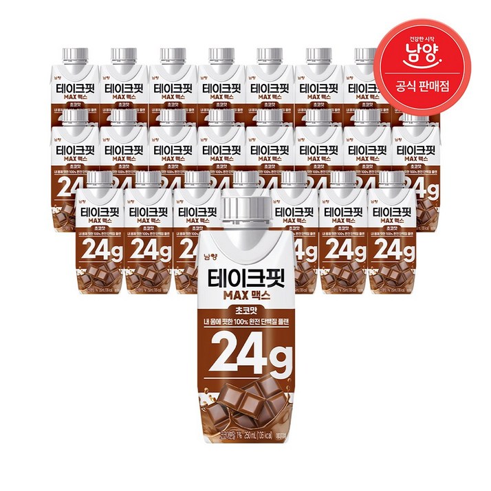 테이크핏 맥스 초코맛 드링크믹스 RTD, 250ml, 24개 테이크핏 맥스 초코맛 드링크믹스 RTD, 250ml, 24개