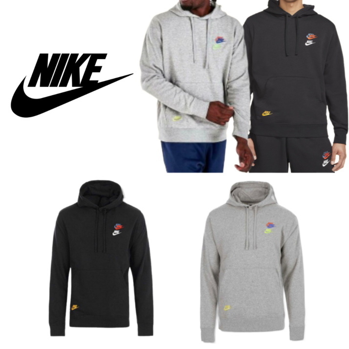 [100%정품/빠른출고] 나이키 후드 NSW 프렌치테리 멀티로고 후드티 남녀공용 스우시 후디 후드