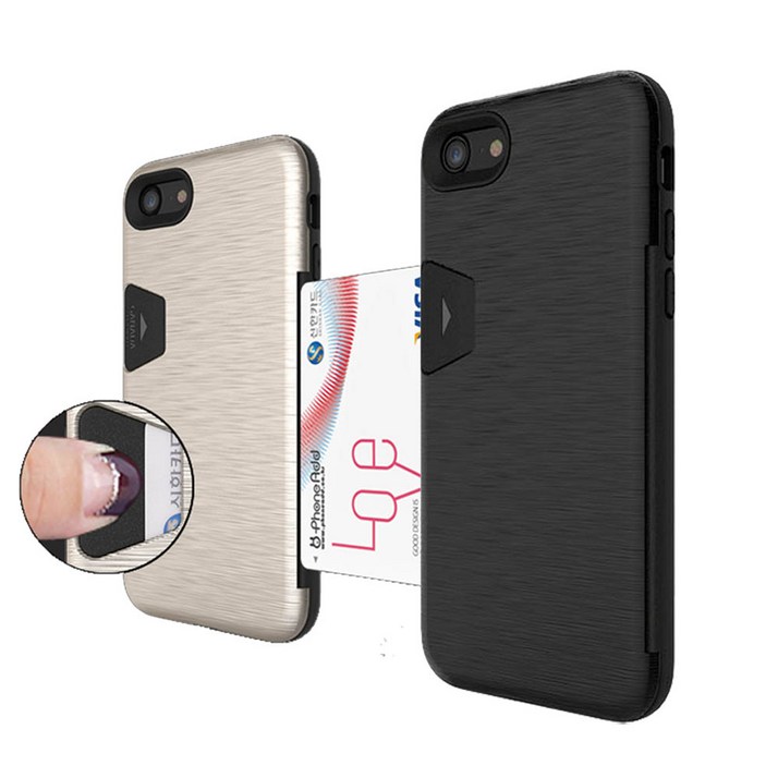 아모하 갤럭시 노트10 노트10플러스 N971 N976 메탈 하드 스타일 카드 수납 범퍼 핸드폰 케이스