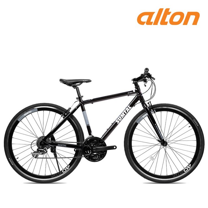 알톤자전거 [무료완조립] 알톤 썸탈 24단 하이브리드 자전거, 썸탈_화이트