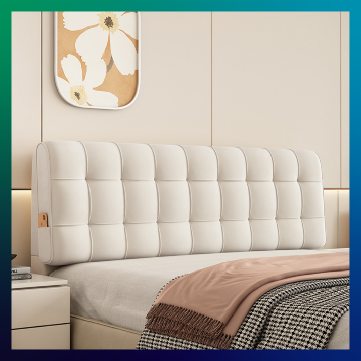 레시테 침대 헤드쿠션 등받이 벽쿠션 커버 헤드 보드