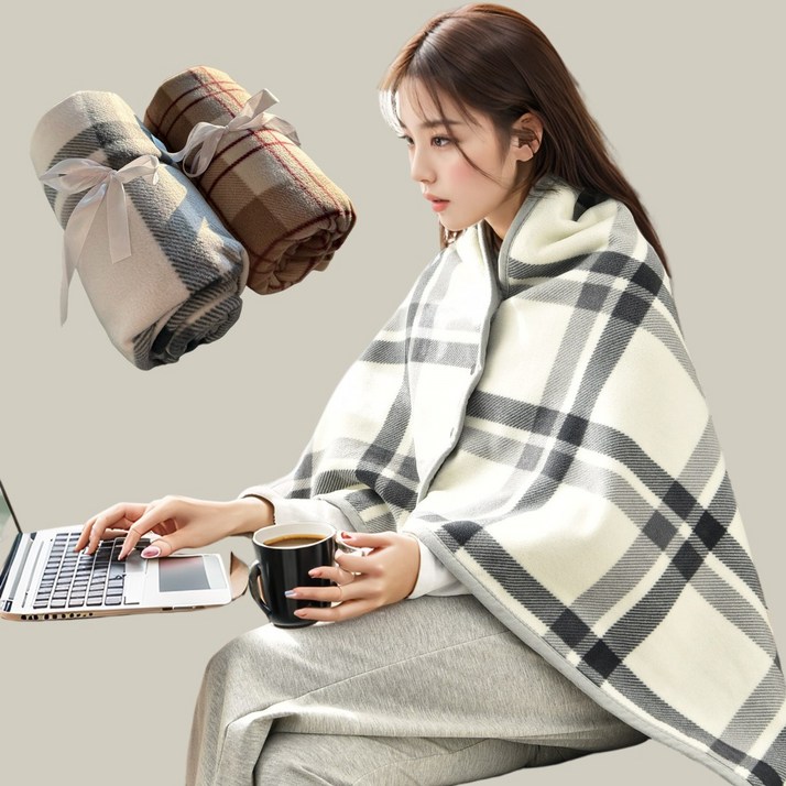 코코소호 똑딱이 포근한 어깨 무릎담요 코코소호 똑딱이 포근한 어깨 무릎담요