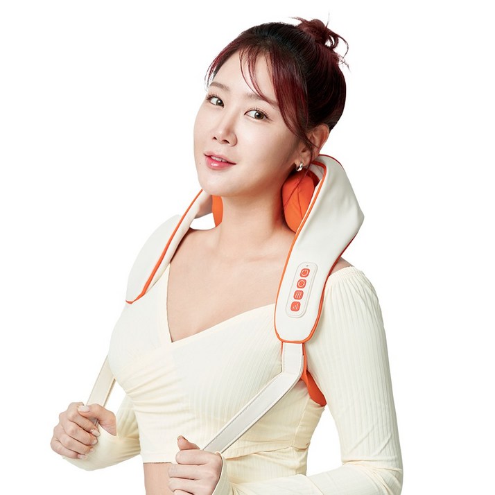 이유즈 무선 목 어깨 마사지기 안마기, 단일상품