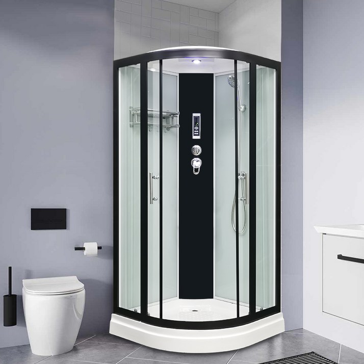 스마트 이동식 샤워부스 간이 샤워실 다기능 일체형, 100×100 기본