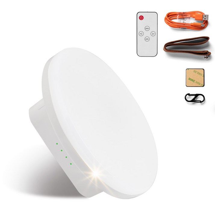 컴썸 CL700 자석 LED 캠핑용 랜턴 휴대용 충전식 조명 리모컨 포함, 1개