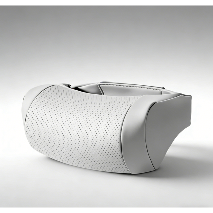 Whh 차량용 가죽 목편한 프리미엄 목쿠션