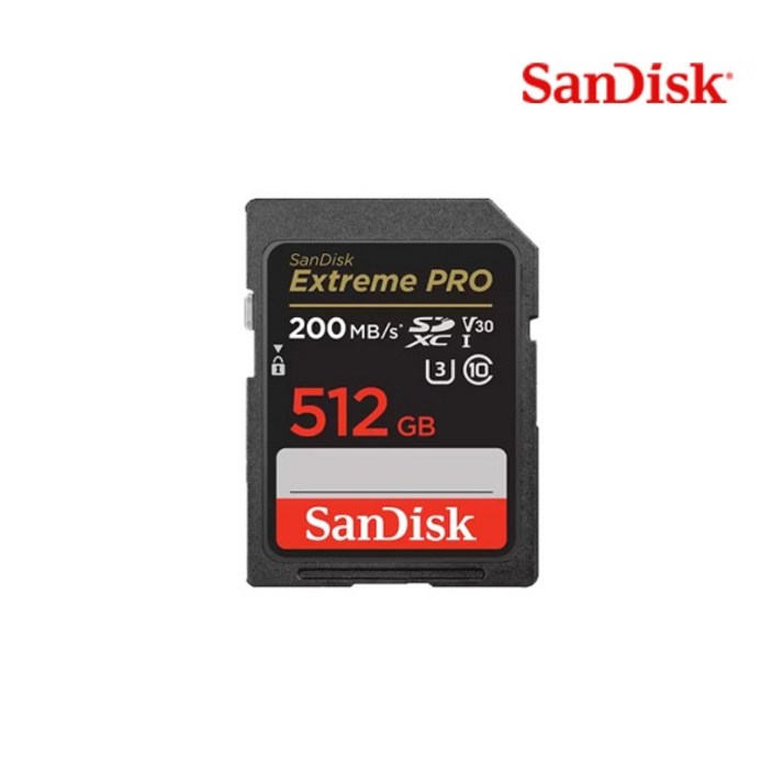 샌디스크 SD메모리카드 SDXC  Extreme Pro 익스트림 프로 UHS-I SDXXD 512GB