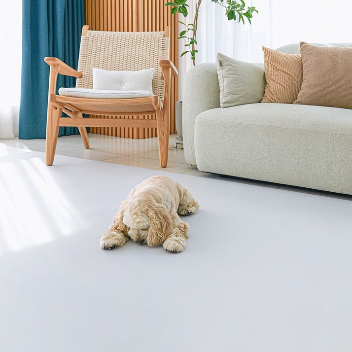 이리로 반려동물 실리폼매트 강아지매트 논슬립 방수 방오, 1개, 미스트 그레이