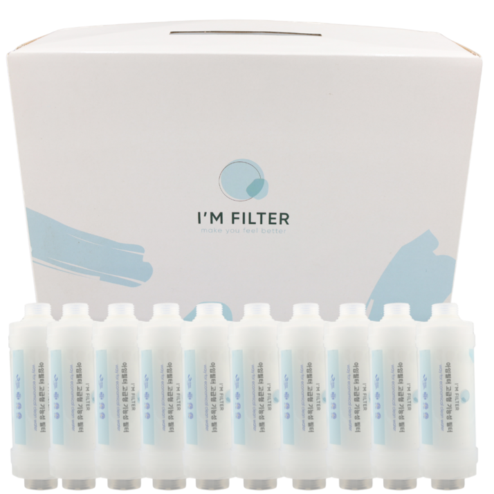 아임필터 녹물 제거 수전 비데 샤워기 세탁기 기능성 필터 10개 국내 생산, 10개