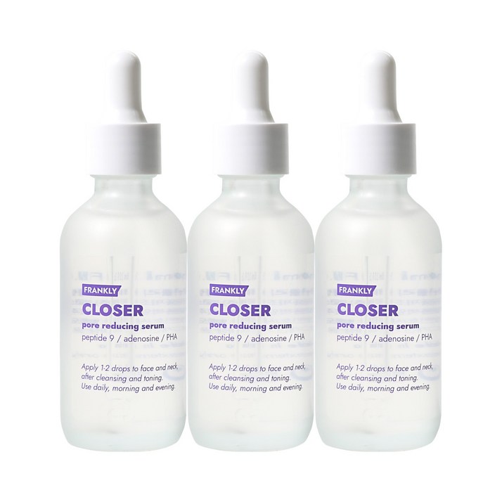 프랭클리 클로저 쫀쫀막 모공 세럼 대용량 60mL, 60ml, 3개