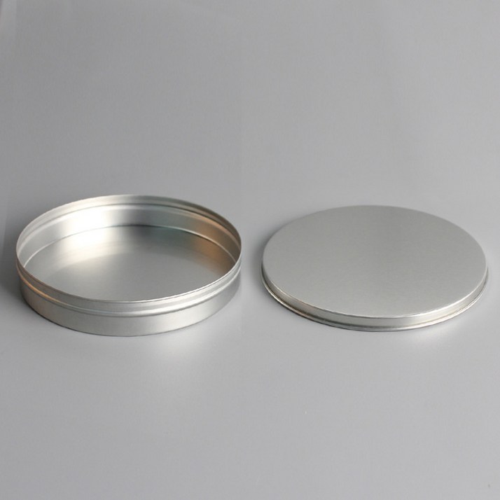 포포라운지 원형 틴케이스 알루미늄 철제 케이스 양철통 캔들 소품 보관함