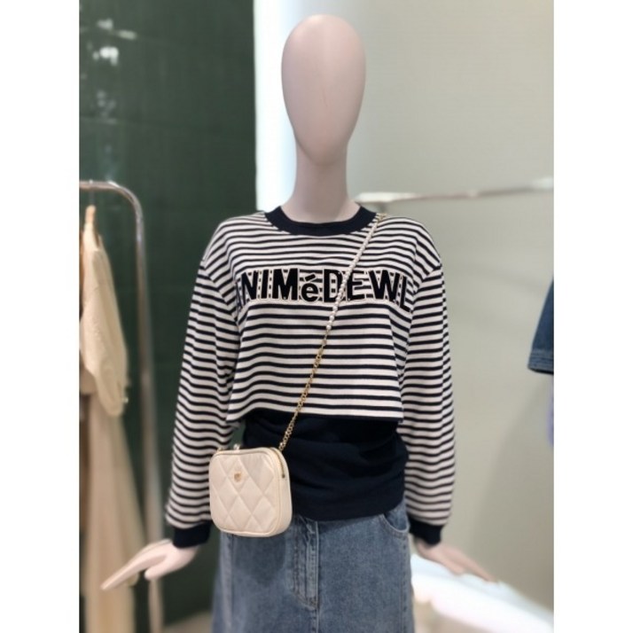 [백화점/아울렛] 듀엘 스트라이프레이어드맨투맨티셔츠 L243MSM002 317212